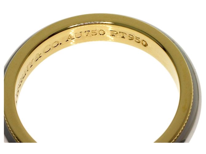 Tiffany & Co. Milgrain Ring in Platin und Gelbgold - Ansicht 5