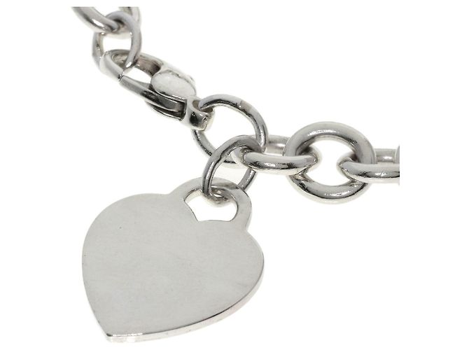 Bracciale con charm Tiffany & Co. in argento con pendente a cuore - vista 2