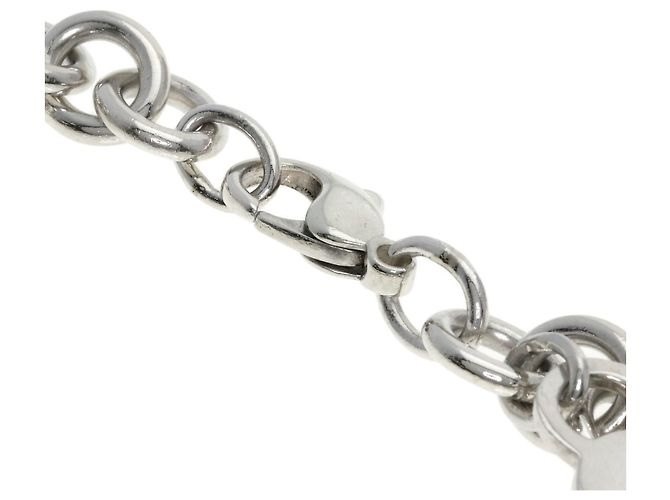 Bracciale con charm Tiffany & Co. in argento con pendente a cuore - vista 4
