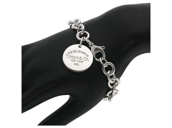 Bracciale Tiffany & Co. con charm rotondo - vista 6