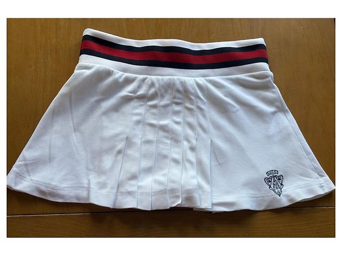 Conjunto de polo y falda plisada Gucci blanco - vista 12