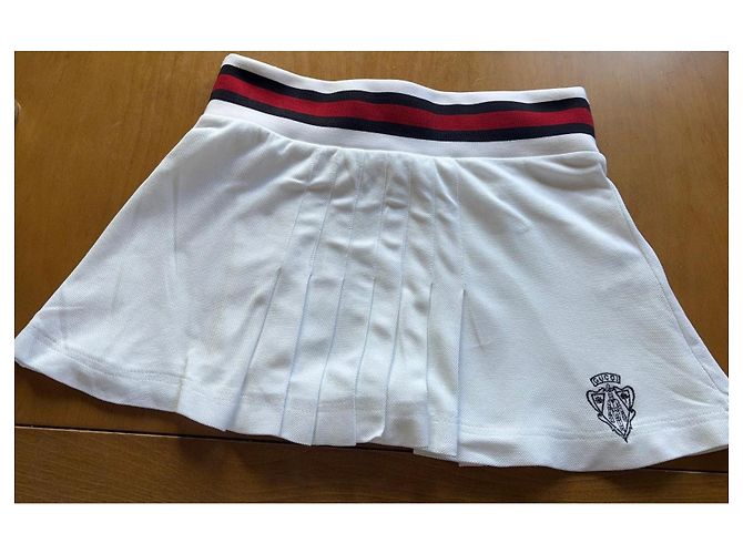 Conjunto de polo y falda plisada Gucci blanco - vista 13