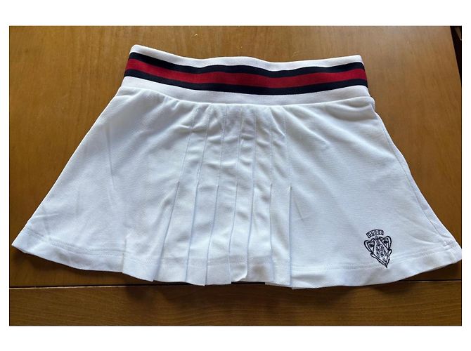 Conjunto de polo y falda plisada Gucci blanco - vista 14