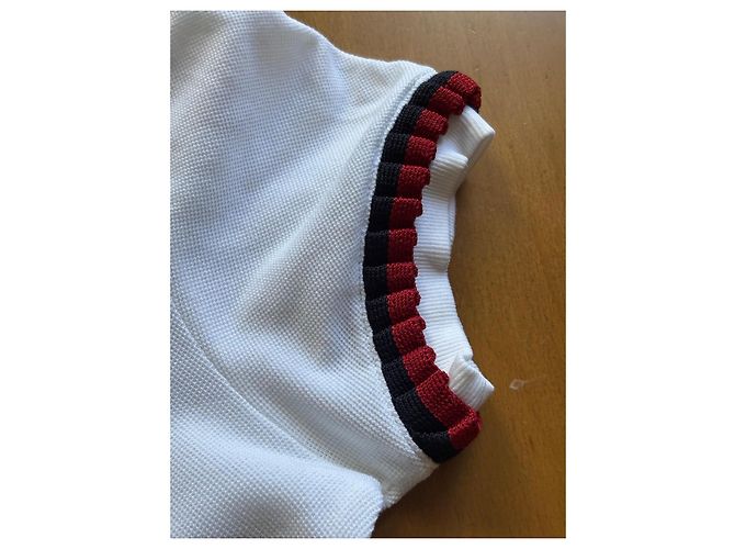 Conjunto de polo y falda plisada Gucci blanco - vista 6