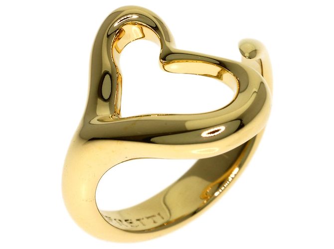 Anello Open Heart di Tiffany & Co. in oro giallo 18K - vista 2