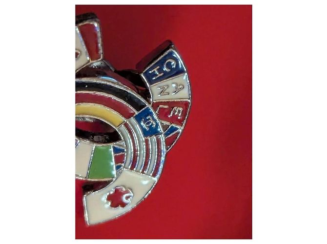 Cambon Chanel CC CLIPS DRAPEAUX Multicolore - vue 8