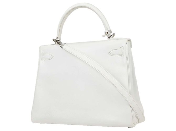 Hermès Hermes Kelly White Epsom with Palladium Hardware 28 Bianco - vista 2