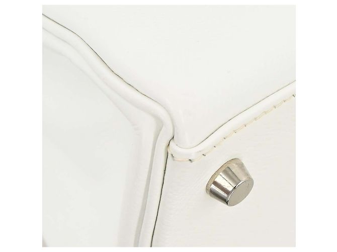 Hermès Hermes Kelly White Epsom with Palladium Hardware 28 Bianco - vista 6