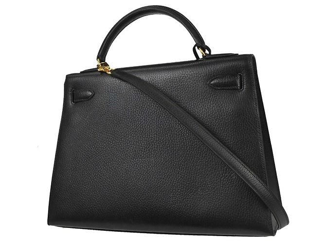 Hermès Hermes Kelly Black Ardennes with Gold Hardware 32 Nero - vista 2