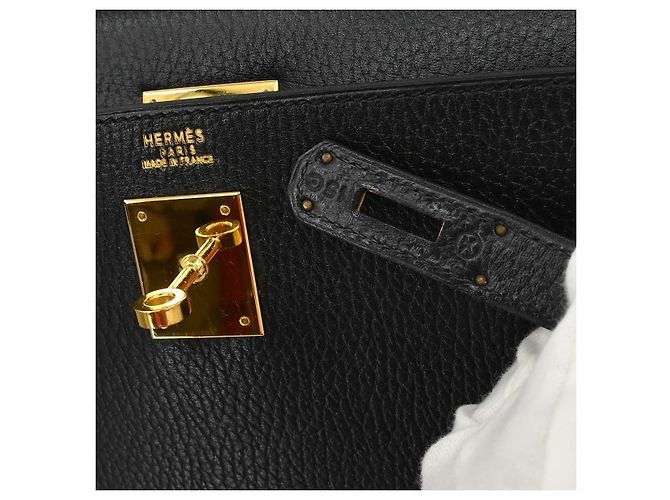 Hermès Hermes Kelly Black Ardennes with Gold Hardware 32 Nero - vista 4