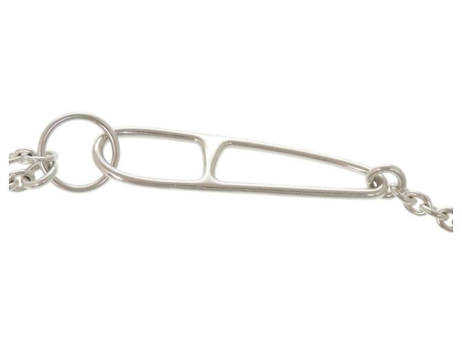 Hermès Collana lunga Hermes Chaine d'Ancre Punk Argento - vista 5