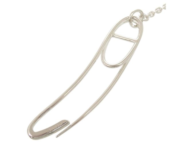 Hermès Collana lunga Hermes Chaine d'Ancre Punk Argento - vista 8