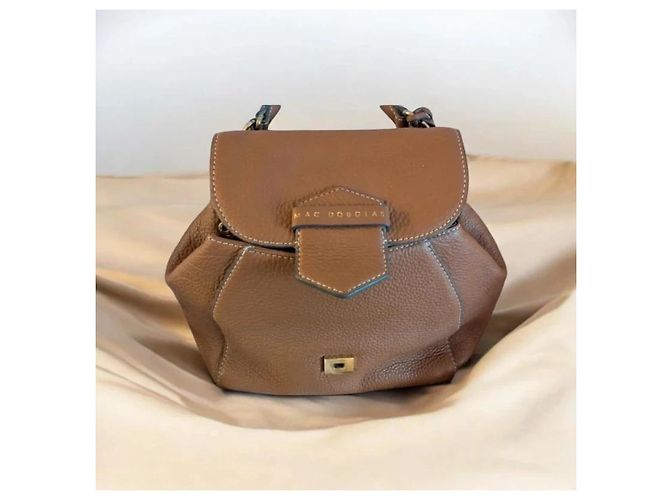 Borsa in pelle Mac Douglas Pyla Romy XS - Camel Cammello - vista 2