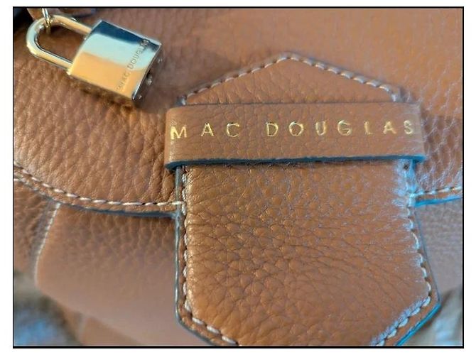Borsa in pelle Mac Douglas Pyla Romy XS - Camel Cammello - vista 3
