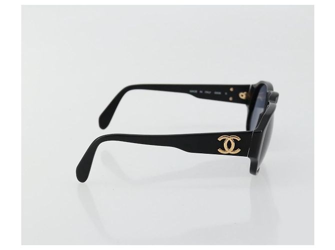 Chanel Logo CC Plastic Negro - vista 3