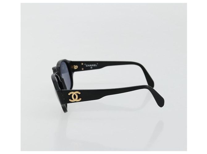 Chanel Logo CC Plastic Negro - vista 4