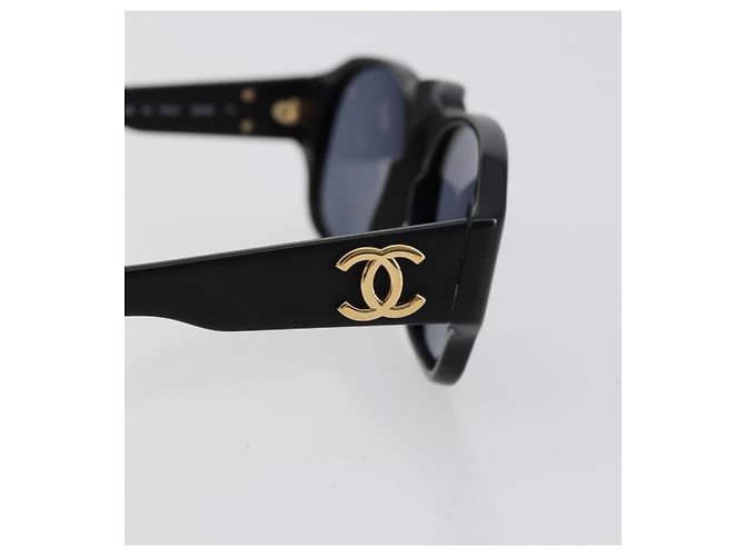 Chanel Logo CC Plastic Negro - vista 5