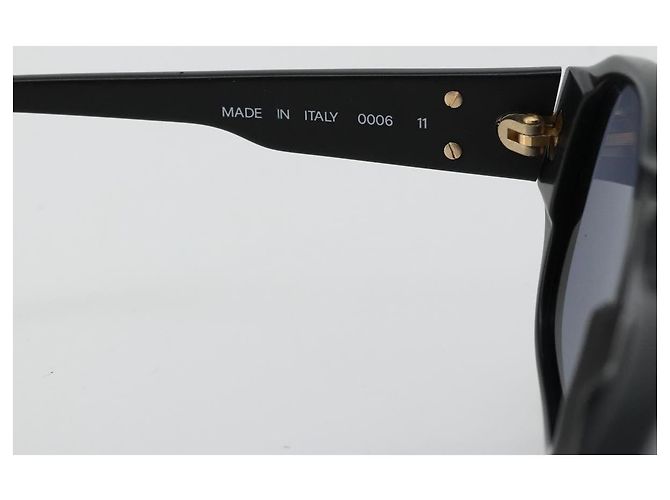Chanel Logo CC Plastic Negro - vista 7