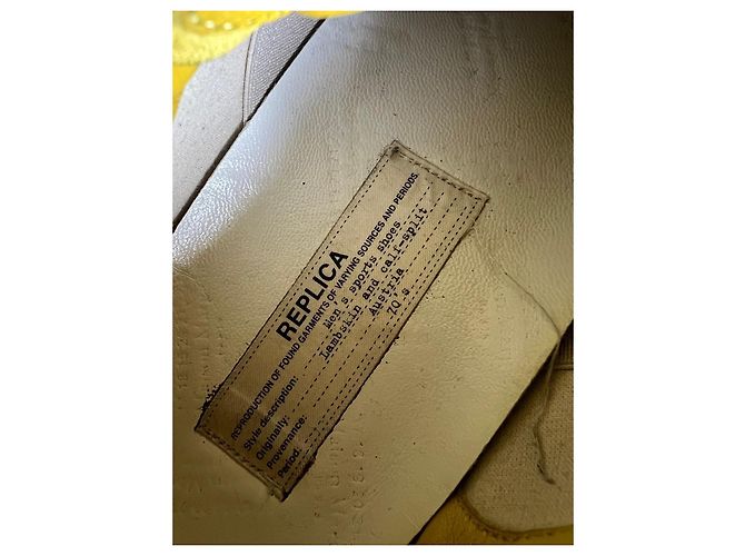 Maison Martin Margiela Maison Margiela Replica Sneakers Gialle Giallo - vista 5