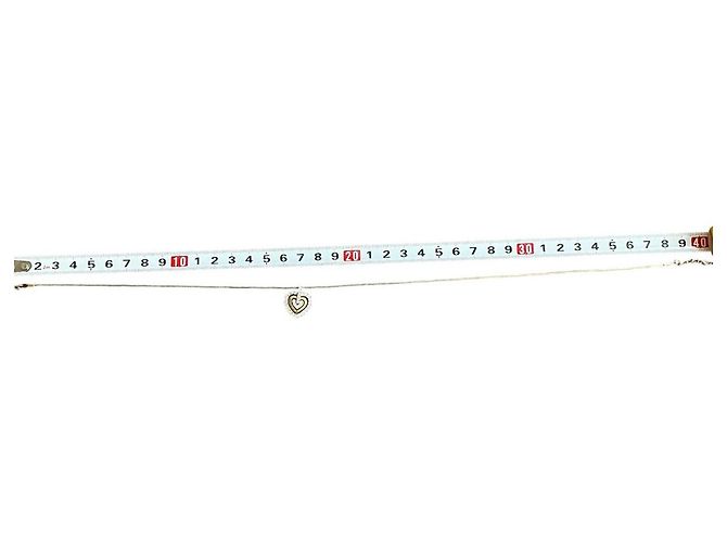 Swarovski Collana con Pendente Double Heart Argento D'oro - vista 5