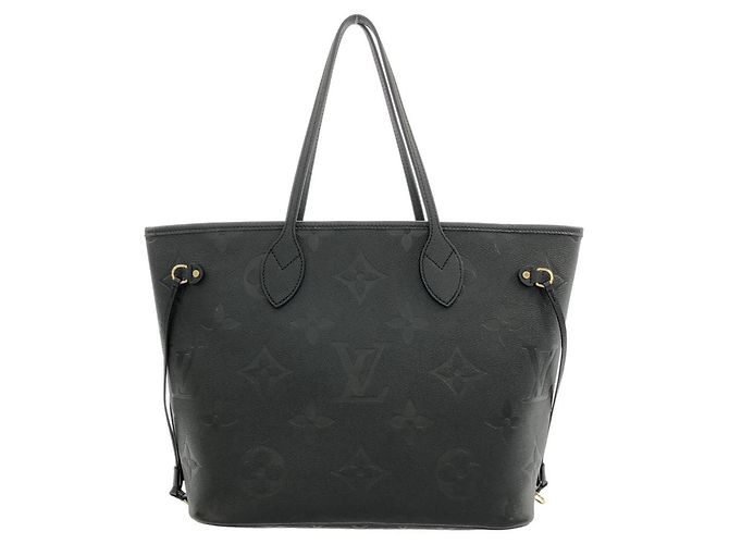 Bolso Louis Vuitton Monogram Empreinte Neverfull MM Negro - vista 2