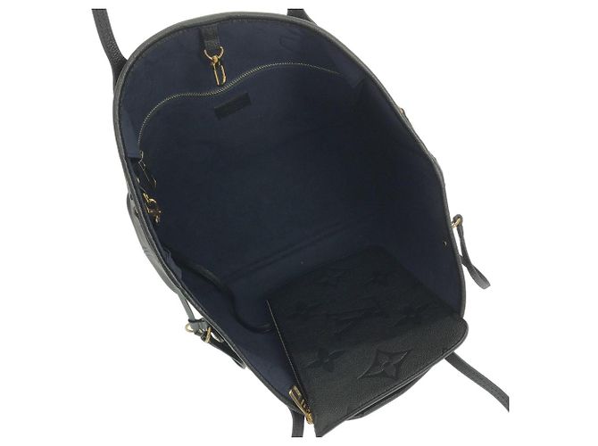 Bolso Louis Vuitton Monogram Empreinte Neverfull MM Negro - vista 7