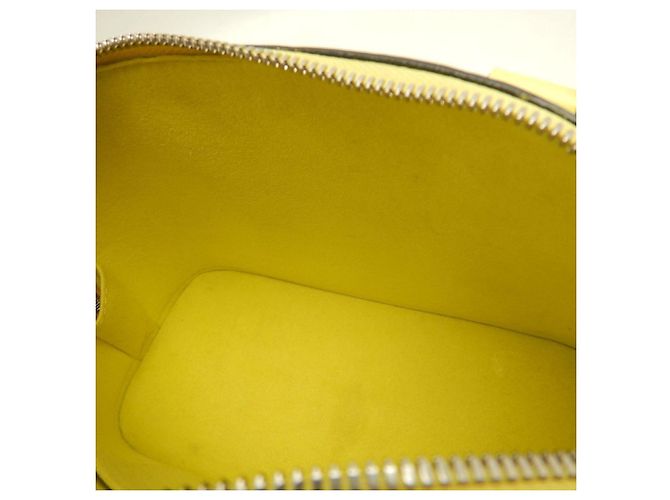 Borsa Louis Vuitton Epi Alma BB in Jaune Cedrat - vista 19