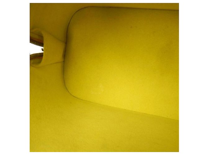 Borsa Louis Vuitton Epi Alma BB in Jaune Cedrat - vista 22
