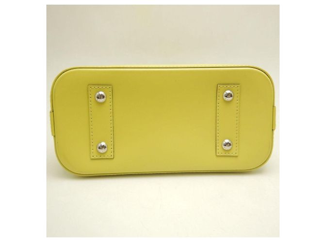 Borsa Louis Vuitton Epi Alma BB in Jaune Cedrat - vista 7