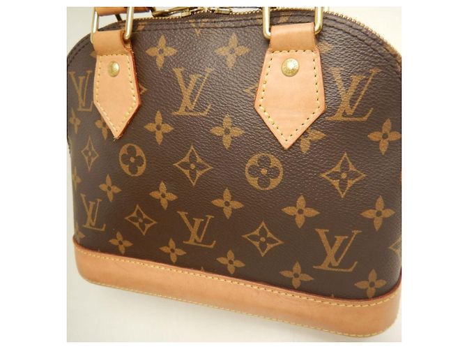 Borsa Louis Vuitton Monogram Alma BB Marrone - vista 10