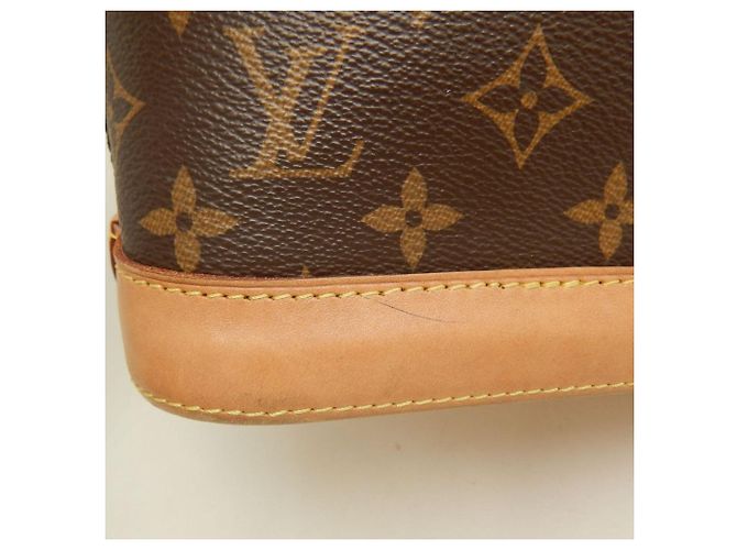 Borsa Louis Vuitton Monogram Alma BB Marrone - vista 11