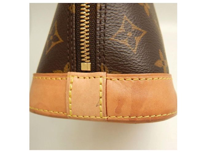 Borsa Louis Vuitton Monogram Alma BB Marrone - vista 12