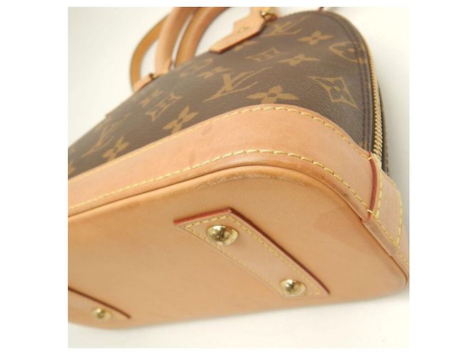 Borsa Louis Vuitton Monogram Alma BB Marrone - vista 15