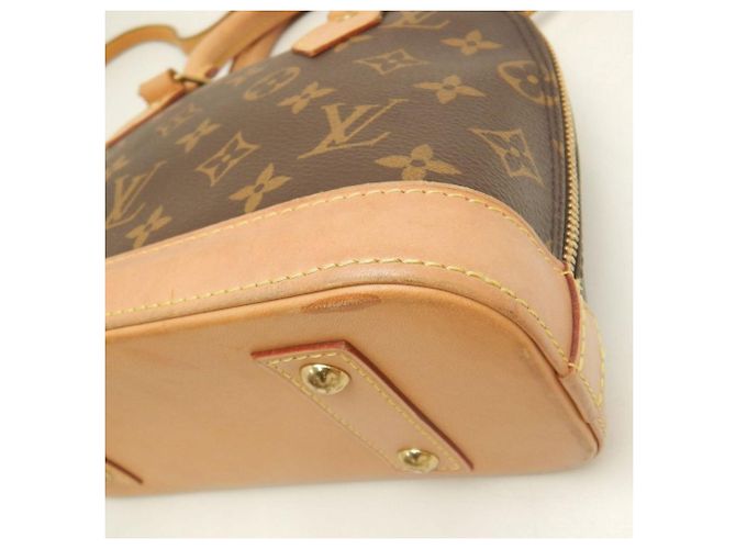 Borsa Louis Vuitton Monogram Alma BB Marrone - vista 17
