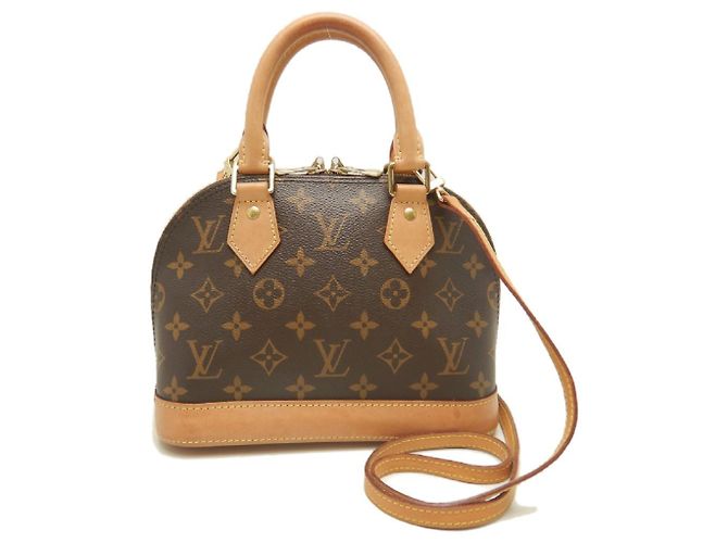 Borsa Louis Vuitton Monogram Alma BB Marrone - vista 2