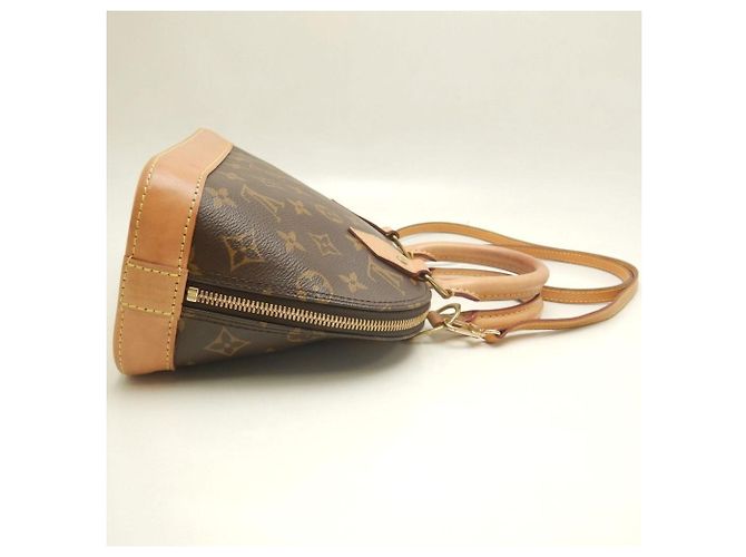Borsa Louis Vuitton Monogram Alma BB Marrone - vista 6