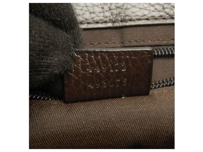 Borsa a Spalla Gucci GG Canvas & Pelle Beige - vista 21