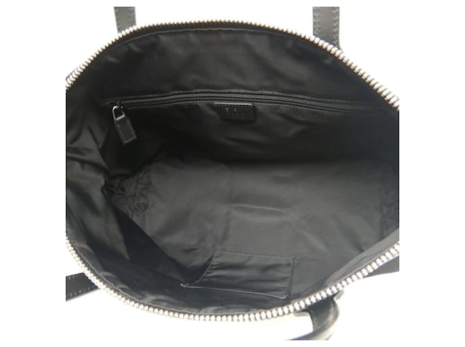 Borsa Tote Gucci Webbing Line Nero - vista 4
