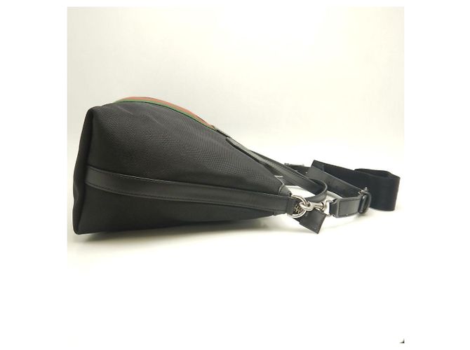 Borsa Tote Gucci Webbing Line Nero - vista 6