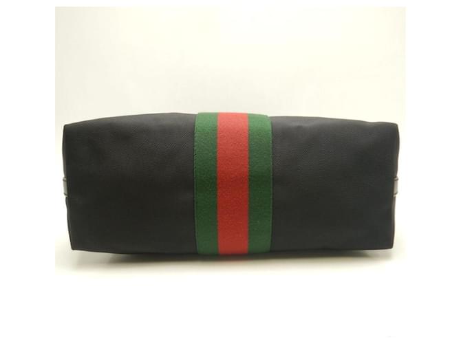 Borsa Tote Gucci Webbing Line Nero - vista 7