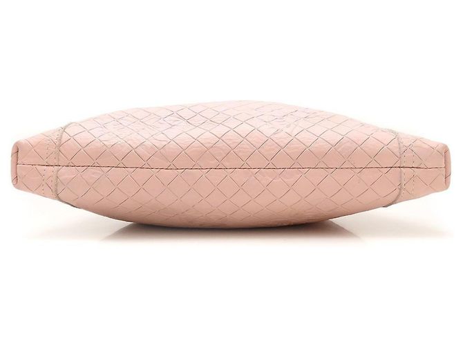 Borsa a Spalla Bottega Veneta Intrecciomirage Papillon Rosa - vista 4