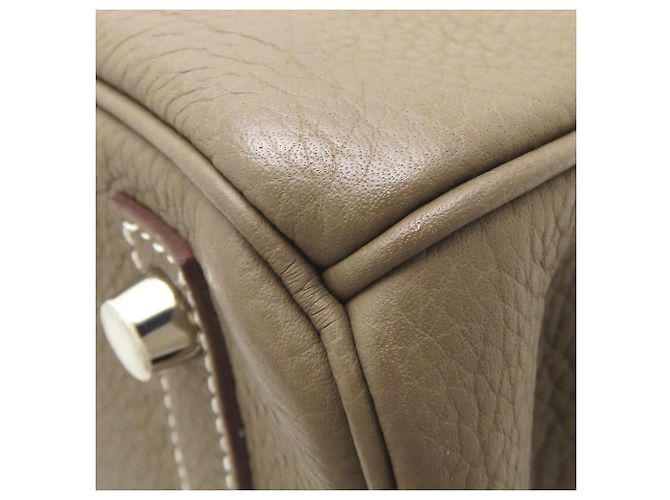 Hermès Borsa Hermes Birkin 30 in grigio Etoupe Taupe - vista 16