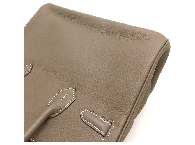 Hermès Borsa Hermes Birkin 30 in grigio Etoupe Taupe - vista 19
