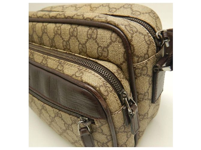 Borsa a tracolla Gucci GG Supreme marrone - Ansicht 11
