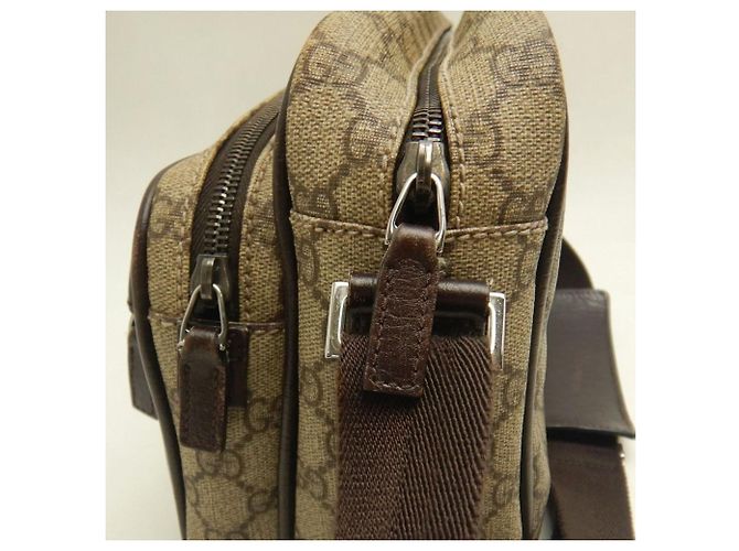 Borsa a tracolla Gucci GG Supreme marrone - Ansicht 12