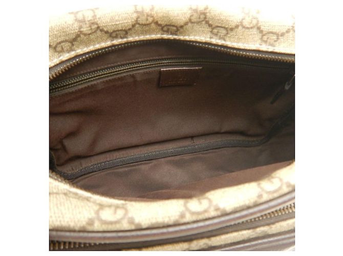 Borsa a tracolla Gucci GG Supreme marrone - vista 4