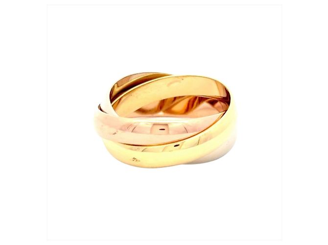 Anello Trinity di Cartier in oro tricolore - vista 4
