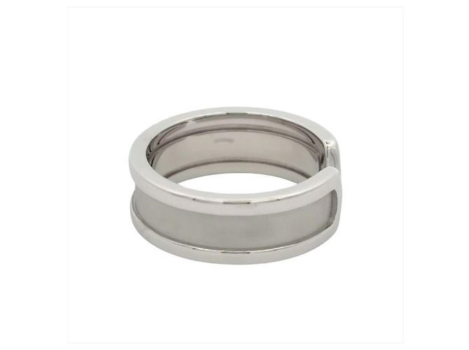 Cartier C2 Band Ring aus 18K Weißgold, Größe 48 - Ansicht 5
