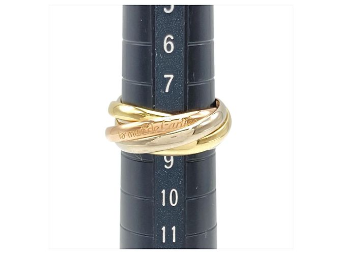 Anello Trinity Cartier a cinque file - vista 8