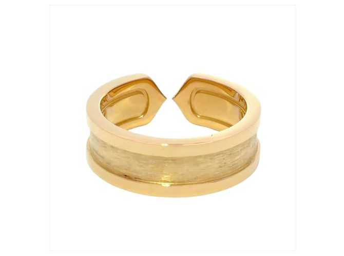 Anello C2 Band in oro giallo 18K Cartier - vista 4